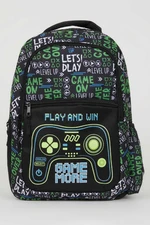 DEFACTO Boy Game Patterned School Bag