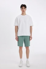 DEFACTO Slim Fit Waffle Basic Shorts