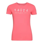 Women's cotton T-shirt ALPINE PRO NORDA calypso coral variant pb