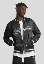 Men's Starter Jacket Satin College Black