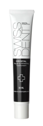 SWISSDENT Crystal Regeneračný krém bez fluoridu 50 ml