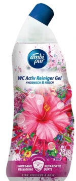 AMBIPUR WC gel Pink hibiscus&Rose 750 ml