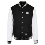 Starter College Fleece Jacket Czarny/Biały