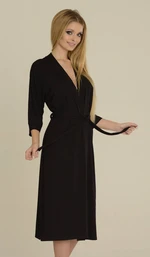 Bathrobe De Lafense 892 Visa long 3XL-4XL women's black 099