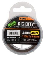 Fox náväzcový vlasec edges rigidity chod filament 30 m trans khaki-priemer 0,57 mm / nosnosť 13,6 kg