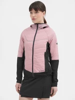 Dámska trekingová zatepľovacia bunda so syntetickou výplňou PrimaLoft® Black Eco