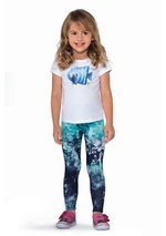 Bas Bleu Girls' PATI stretch leggings made of elastic material