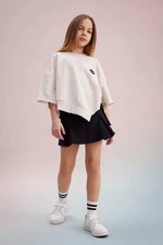 DEFACTO Girl Cotton Regular Fit Skirt