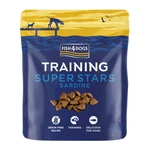 FISH4DOGS Training Super Stars, Tréninkové pamlsky pro psy sardinka 150 g