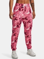 Under Armour Rival Terry Print Tepláky Růžová