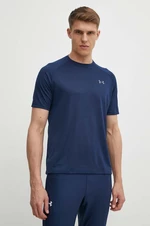 Tréningové tričko Under Armour Tech 2.0 tmavomodrá farba, jednofarebné, 1326413