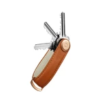 Orbitkey Pebbled Leather Key Organiser Amber