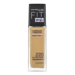 Maybelline Fit Me! Luminous + Smooth Foundation tekutý make-up pro sjednocenou a rozjasněnou pleť 220 Natural Beige 30 ml