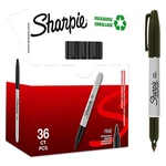 Sharpie 2025040, popisovač Fine, černý, 36ks, 0.9mm, permanentní