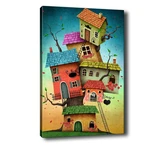 Obraz Tablo Center Tree Houses, 40x60 cm