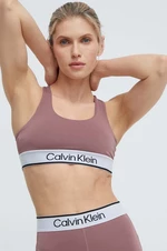 Sportovní podprsenka Calvin Klein Performance růžová barva