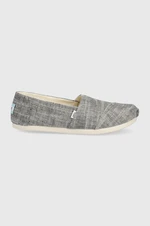 Espadrilky Toms Alpargata černá barva