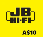 JB Hi-Fi A$10 Gift Card AU