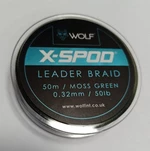 Wolf šoková šnúra x-spod leader braid 50 m 0,32 mm