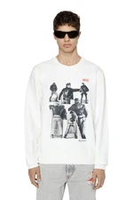 Diesel Sweatshirt - PR-S-GINN SWEAT-SHIRT white