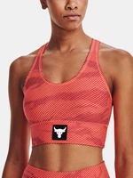 Under Armour UA Project Rock HG Bra Podprsenka Oranžová