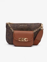 Tmavě hnědá dámská crossbody kabelka Michael Kors Parker Large MF Crossbody