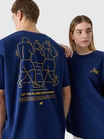 Tričko pro fanoušky unisex IO Paříž 2024 - tmavě modré