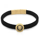 Guess Pánsky kožený náramok Lion King JUMB01312JWYGBKT/U