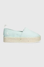 Espadrilky Calvin Klein Jeans PLATFORM ESPADRILLE ML BTW na platformě, YW0YW01378