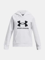 Under Armour Sweatshirt UA Rival Fleece BL Hoodie-WHT - Girls