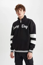 DEFACTO Oversize Fit Long Sleeve Sweatshirt