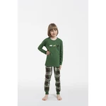 Seward boys' long sleeves, long legs - green/print