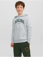 Light Grey Boys Brindle Hoodie Jack & Jones Josh - Boys