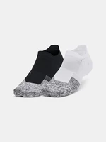 Set of two pairs of men's socks in black and white Under Armour