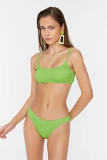 Trendyol Green Gippli Regular Leg Bikini Bottoms