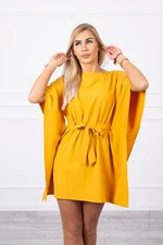 Dress batwings Oversize mustard