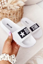 Children's summer slippers Big Star - white