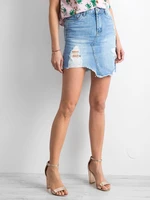 Vintage blue denim skirt