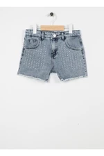 Koton Normal Waist Normal Indigo Girls' Shorts 3kg40031ad.