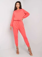 Women's trousers made of coral cotton