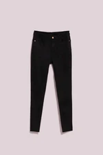 WOMEN'S JEANS L-JE-4018 BLACK