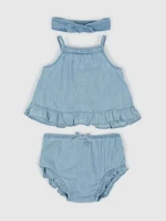 GAP Baby denim set with headband - Girls