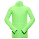 Men's fleece sweatshirt ALPINE PRO GARIM neon green gecko