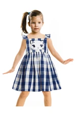 Denokids Star Cat Plaid Dress