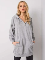 Grey women's hoodie