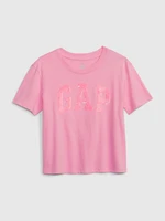 Children's T-shirt organic logo GAP - Girls