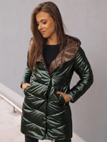 Women's double-sided jacket DELSY LONG green Dstreet