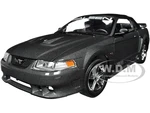 2003 Ford Mustang Saleen S281 SC Speedster Dark Shadow Gray Metallic "American Muscle" Series 1/18 Diecast Model Car by Auto World