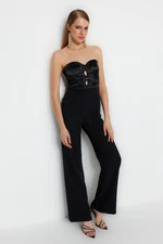 Trendyol Black Woven Overalls