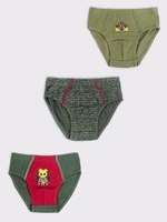 Yoclub Kids's 3Pack Boys' Briefs BMC-0035C-AA10-001